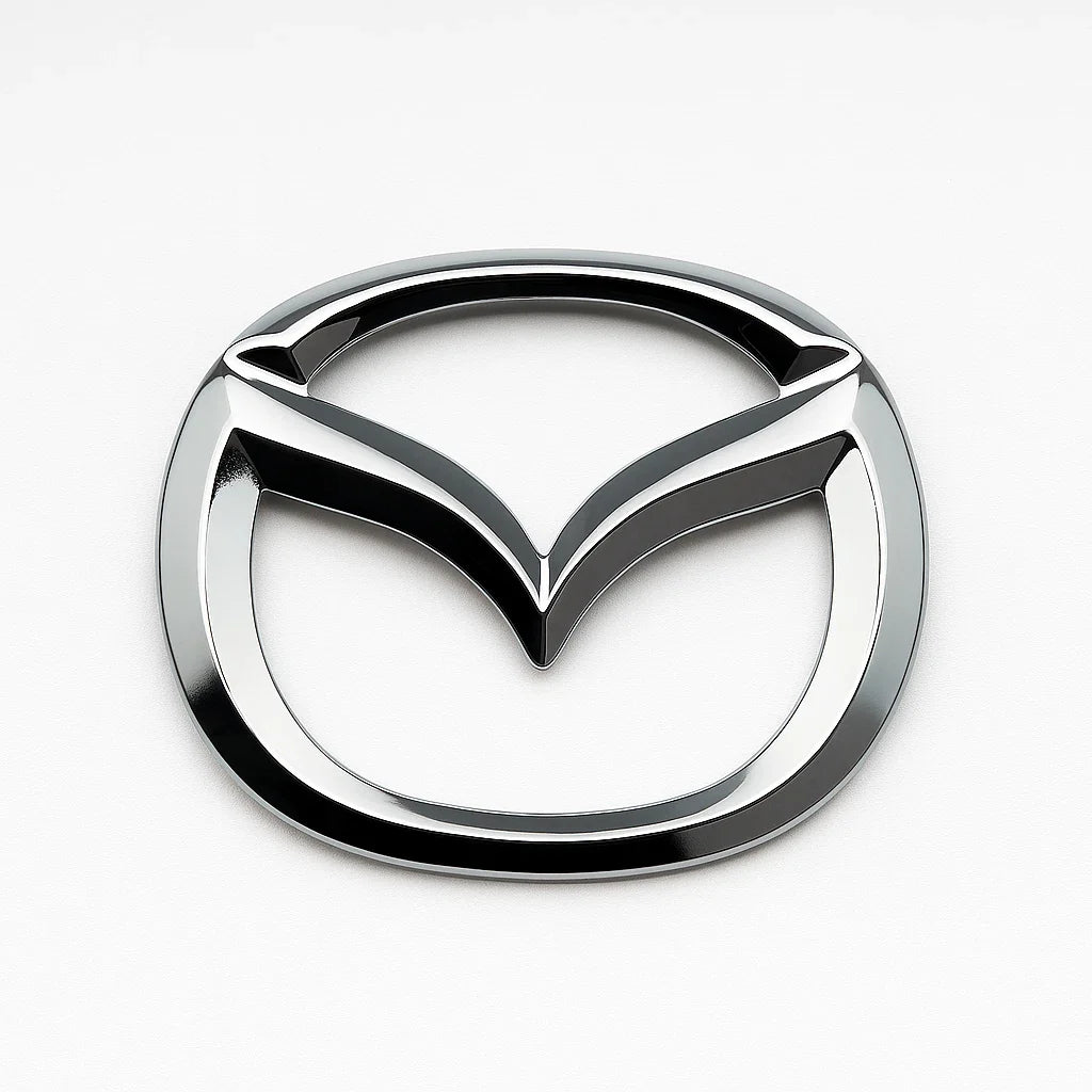 Mazda Steering Wheel Emblem | Chrome Badge