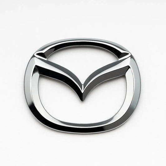 Mazda Steering Wheel Emblem | Chrome Badge