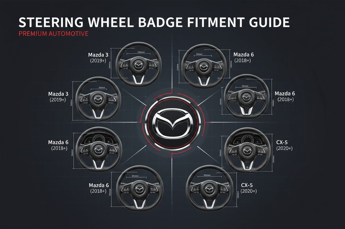 Mazda Steering Wheel Badge Fitment Guide: Check Your Mazda Before Ordering