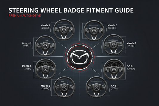 Mazda Steering Wheel Badge Fitment Guide: Check Your Mazda Before Ordering