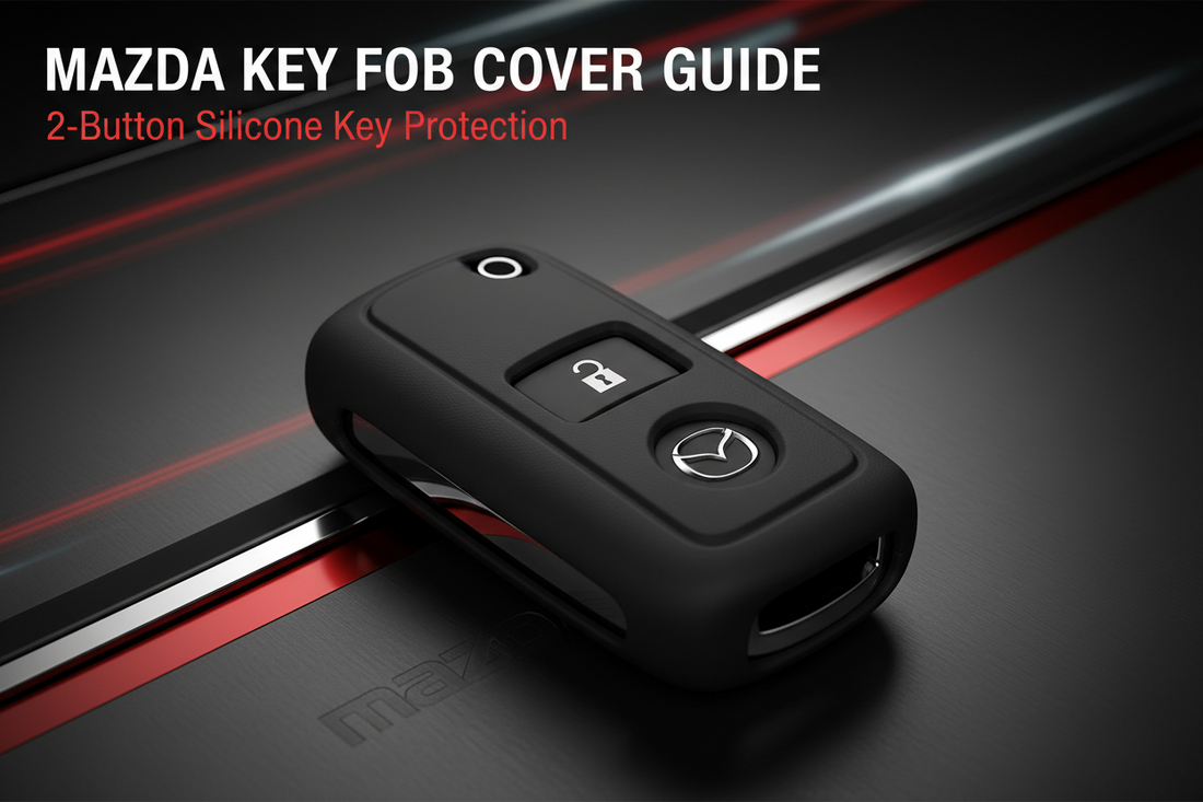 Mazda Key Fob Cover Guide: 2-Button Silicone Key Protection