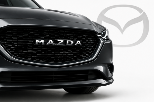 why did Mazda remove the emblem?
