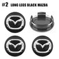 4pcs Mazda Wheel Centre Hub Caps 56/60mm Rim Covers for 2 3 5 6 CX-3 CX-5