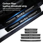 Carbon Fibre Door Sill Protector Stickers for Isuzu D-MAX 5PCS
