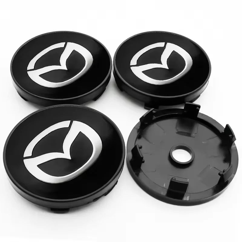 4pcs Mazda Wheel Centre Hub Caps 56/60mm Rim Covers for 2 3 5 6 CX-3 CX-5