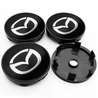 4pcs Mazda Wheel Centre Hub Caps 56/60mm Rim Covers for 2 3 5 6 CX-3 CX-5