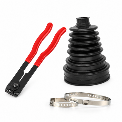 Split CV Boot Kit with Clips and Pliers – Driveshaft CV Boot Replacement Set