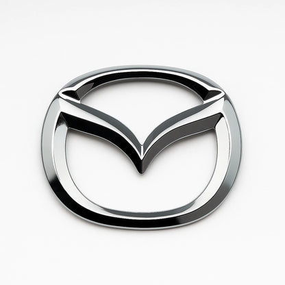 Emblem Badge Steering Wheel Center Chrome Sticker Fit Mazda 2/3/5/6 & CX‑3/CX‑5