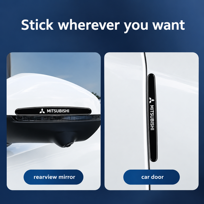 Mitsubishi black door handle protector for car paint protection