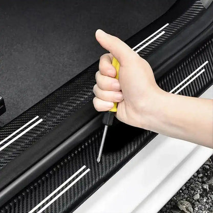 5Pcs Toyota Land Cruiser Prado Door Sill Protector – Anti-Scratch PVC Threshold Strips