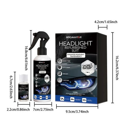 Car Headlight Restoration Liquid Polish UV Protection Lens Repair