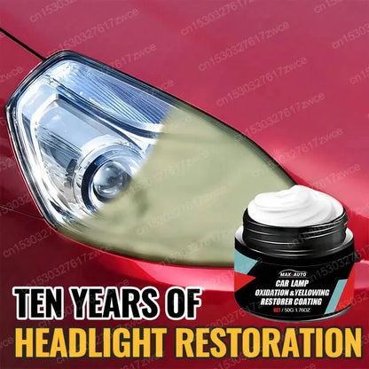 Car Headlight Restoration Polish Paste Scratch Oxidation Remover