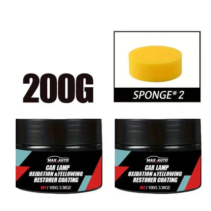 Car Headlight Restoration Polish Paste Scratch Oxidation Remover