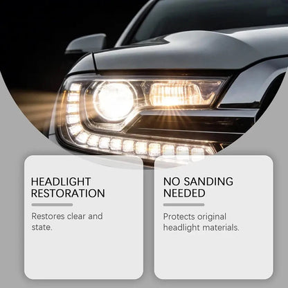 Car Headlight Restoration Liquid Polish UV Protection Lens Repair