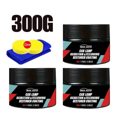 Car Headlight Restoration Polish Paste Scratch Oxidation Remover