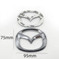 Mazda Emblem Badge Sticker PVC Front Rear Steering Wheel Decal 3D 1PC