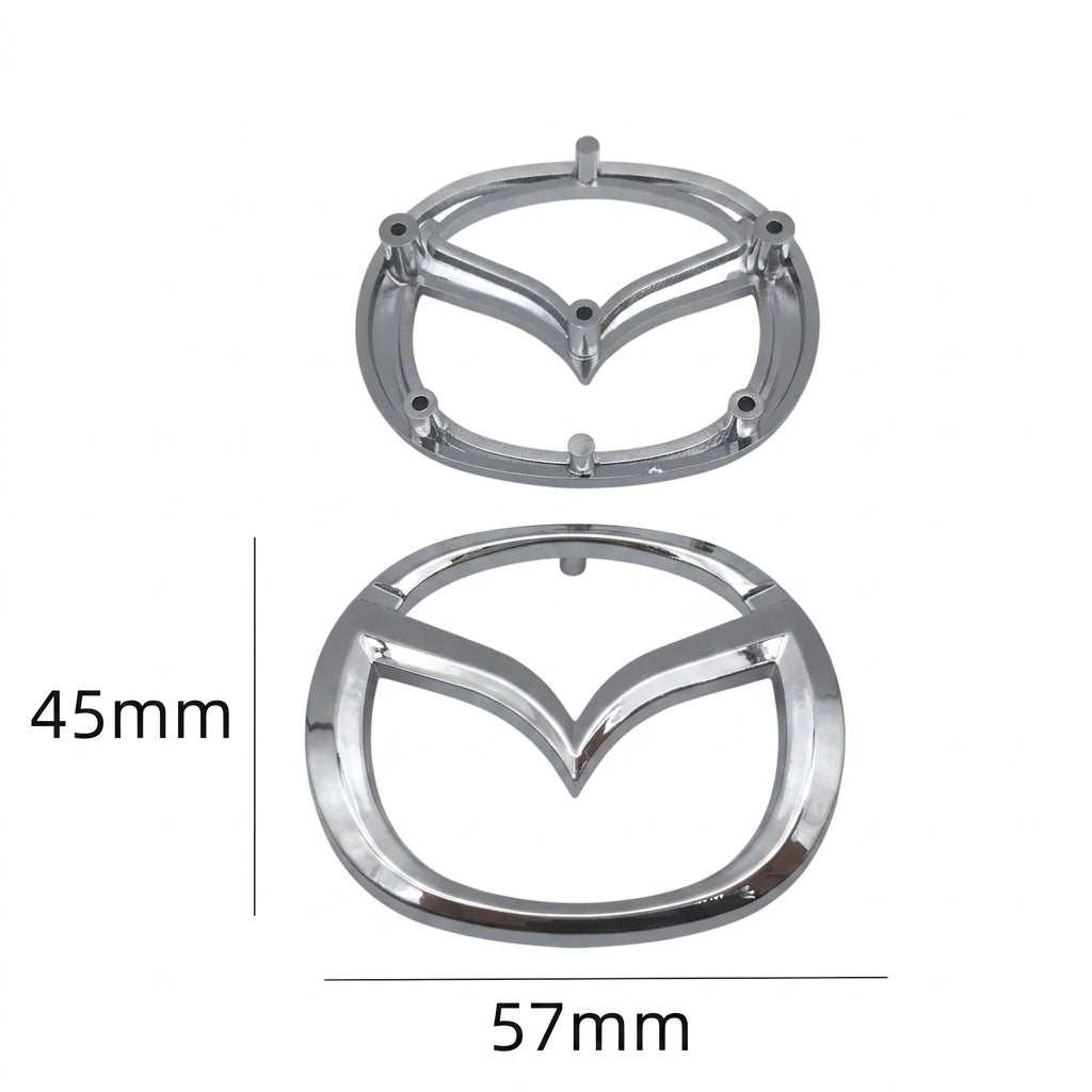 Mazda Emblem Badge Sticker PVC Front Rear Steering Wheel Decal 3D 1PC