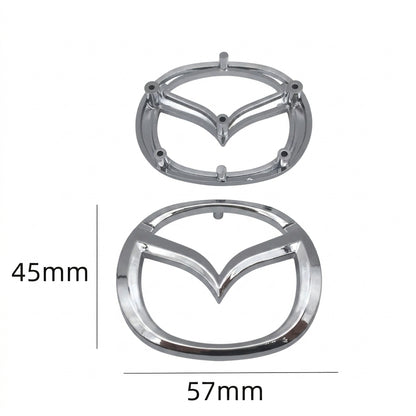 Mazda Emblem Badge Sticker PVC Front Rear Steering Wheel Decal 3D 1PC