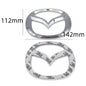 Mazda Emblem Badge Sticker PVC Front Rear Steering Wheel Decal 3D 1PC
