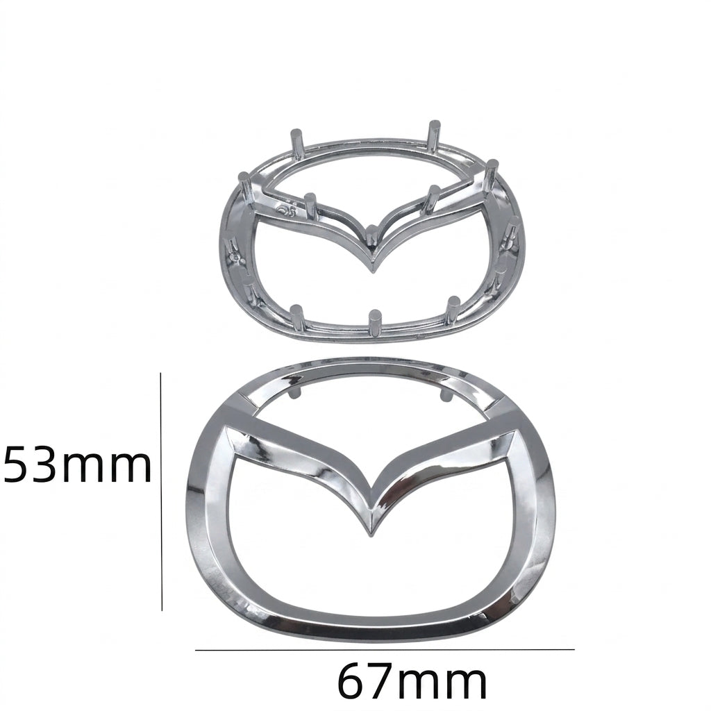 Mazda Emblem Badge Sticker PVC Front Rear Steering Wheel Decal 3D 1PC