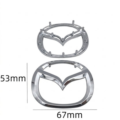 Mazda Emblem Badge Sticker PVC Front Rear Steering Wheel Decal 3D 1PC