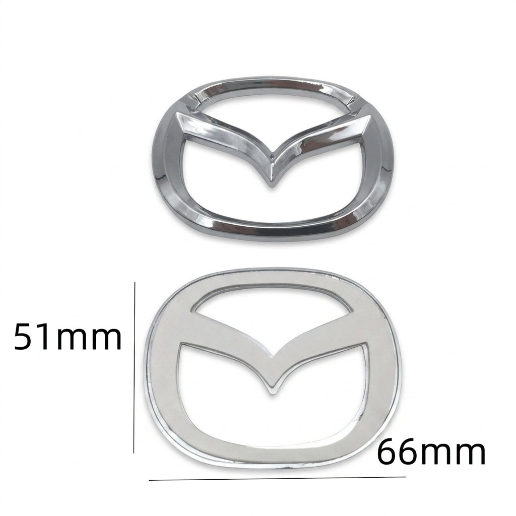 Mazda Emblem Badge Sticker PVC Front Rear Steering Wheel Decal 3D 1PC