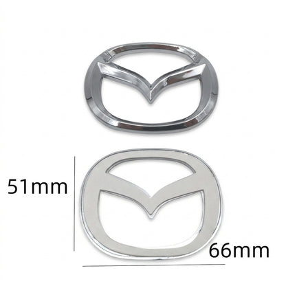 Mazda Emblem Badge Sticker PVC Front Rear Steering Wheel Decal 3D 1PC