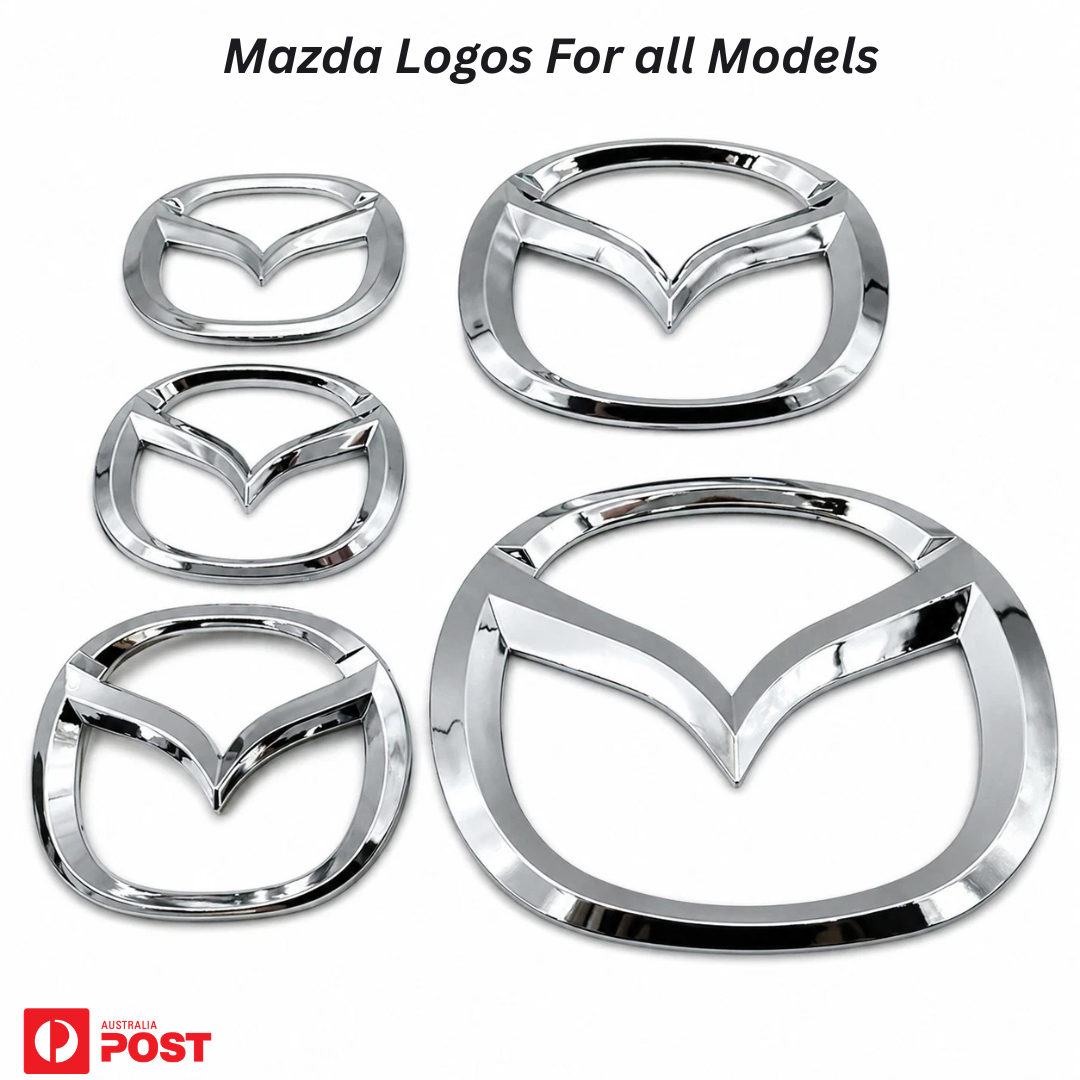 Mazda Emblem Badge Sticker PVC Front Rear Steering Wheel Decal 3D 1PC
