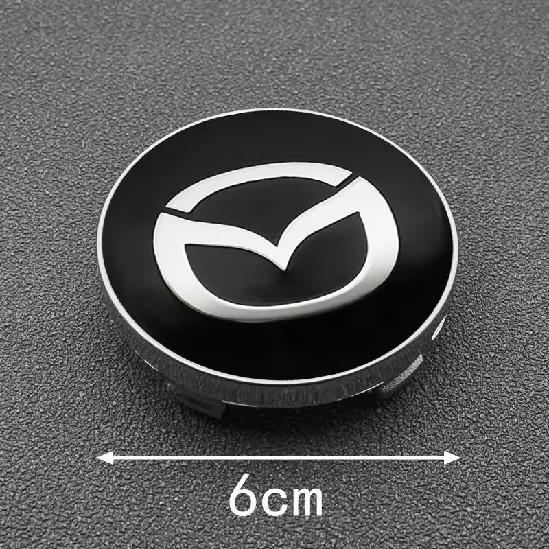 4pcs Mazda Wheel Centre Hub Caps 56/60mm Rim Covers for 2 3 5 6 CX-3 CX-5