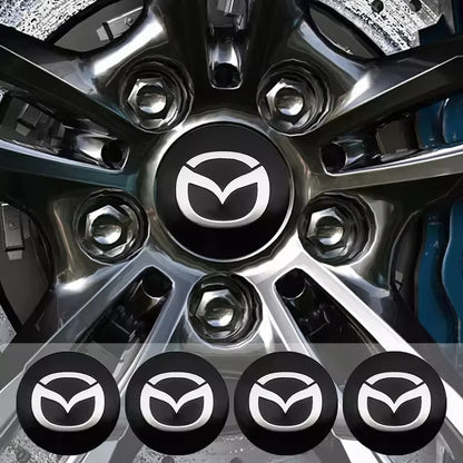 4pcs Mazda Wheel Centre Hub Caps 56/60mm Rim Covers for 2 3 5 6 CX-3 CX-5