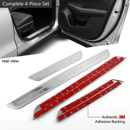 Mitsubishi Outlander 2007-2021 Stainless Steel Door Sill Scuff Plate