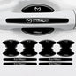 8Pcs Car Door Handle Scratch Protector Stickers for Mazda 2 3 6 CX5 CX3 CX7