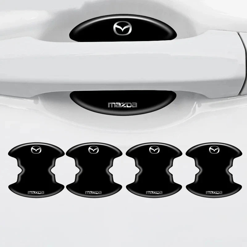 8Pcs Car Door Handle Scratch Protector Stickers for Mazda 2 3 6 CX5 CX3 CX7