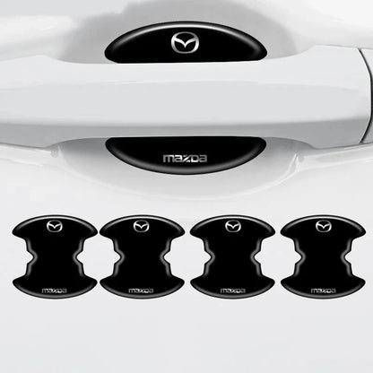 8Pcs Car Door Handle Scratch Protector Stickers for Mazda 2 3 6 CX5 CX3 CX7