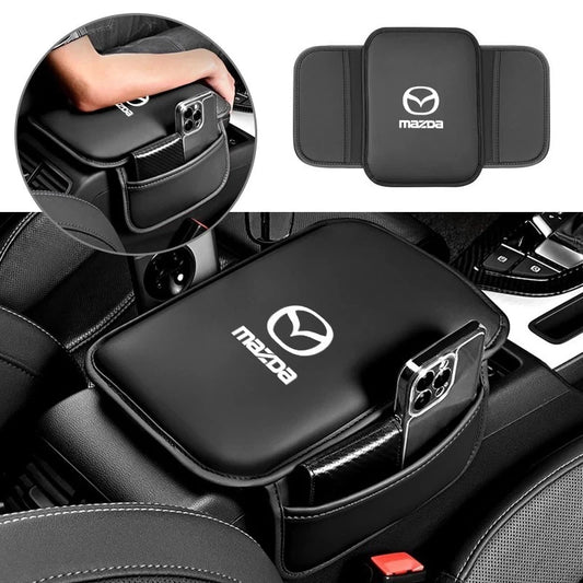 Car Center Console Pad Cover for Mazda 3 6 CX-3 CX-5 CX-8 MX-5 BT-50 Atenzas