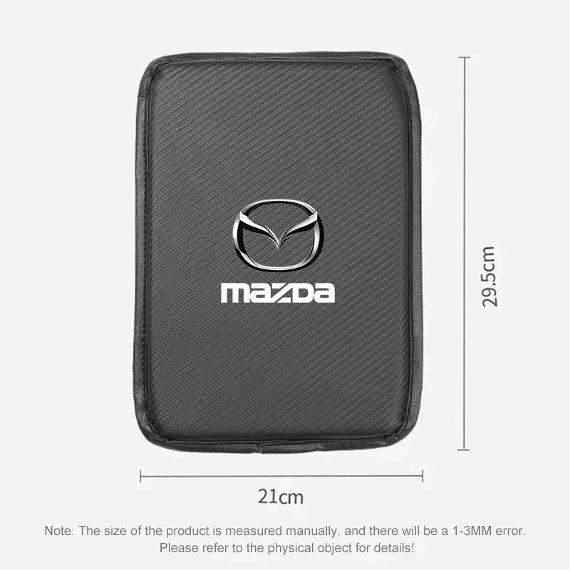 Mazda Car Armrest Cushion Cover Pad for 3 6 CX-3 CX-5 CX-8 CX-9 MX-5